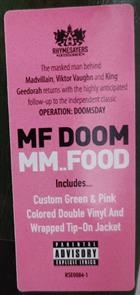 MF Doom ‎– MM..Food
