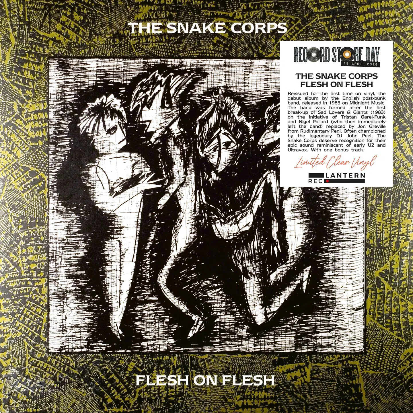 The Snake Corps - Flash On Flash (Clear Vinyl) (Rsd 2026)