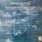 Fabrizio De André – Non Al Denaro Non All'Amore Nè Al Cielo